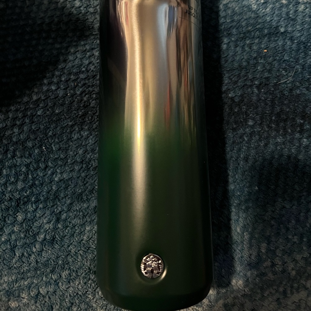 Starbucks green/silver 20oz vacuum insulated metal tumbler